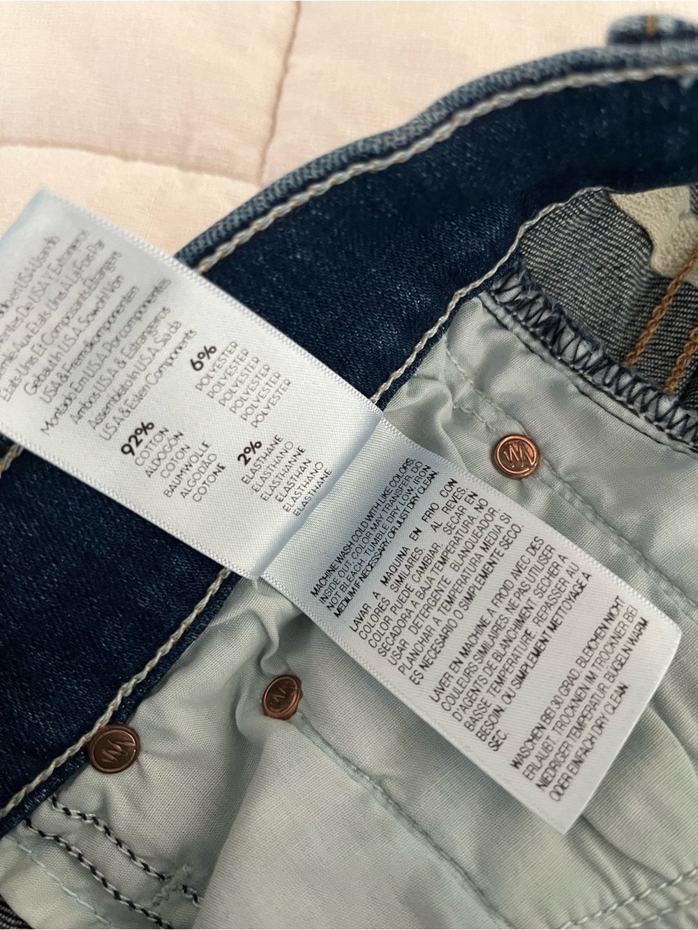 Mother Women’s Dark Blue  Jeans - Picture 6 of 12